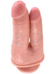 Dvojité realistické dildo King Cock Double Penetrator 6"
