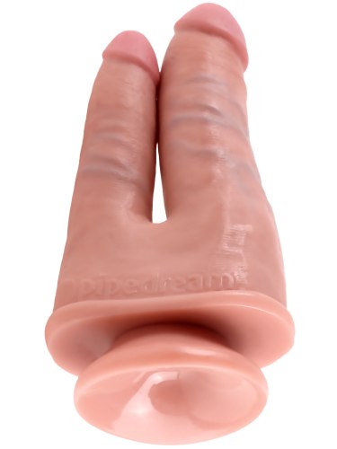 Dvojité realistické dildo King Cock Double Penetrator 6"