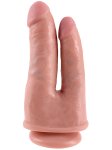 Dvojité realistické dildo King Cock Double Penetrator 6"