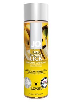 Lubrikační gel System JO H2O Banán – Lubrikační gely s příchutí