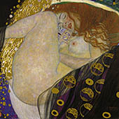 Secese - Gustav Klimt: Danae