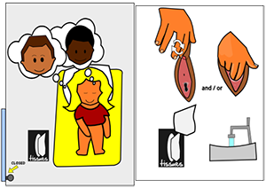 Masturbující dívka: Ilustrace pro rodiče masturbujících dětí.